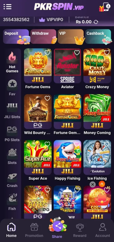 pkrspin game